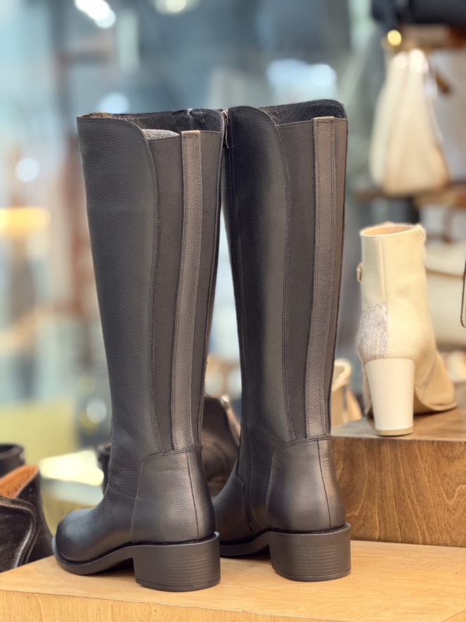 چکمه تمام چرم زنانه کد 695